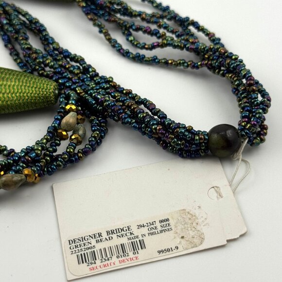 Unusual beaded necklace, NWT, Designs by Adina - Picture 5 of 6